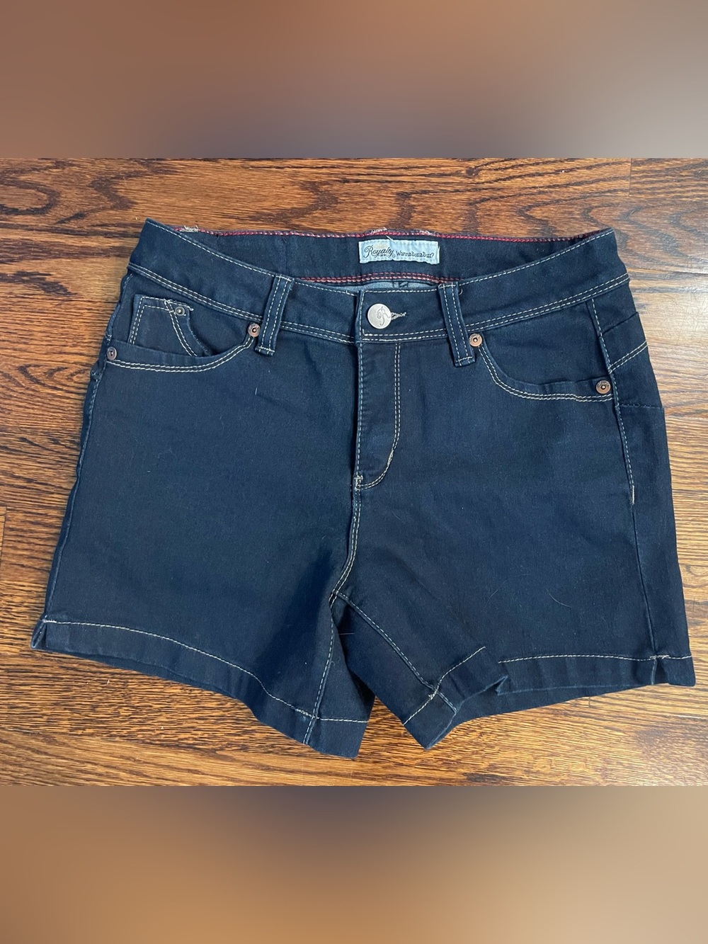 Royalty Blue Denim/Jean Shorts (US 6)